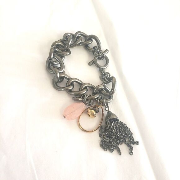 Gunmetal Chain Bracelet    - Picture 1 of 4